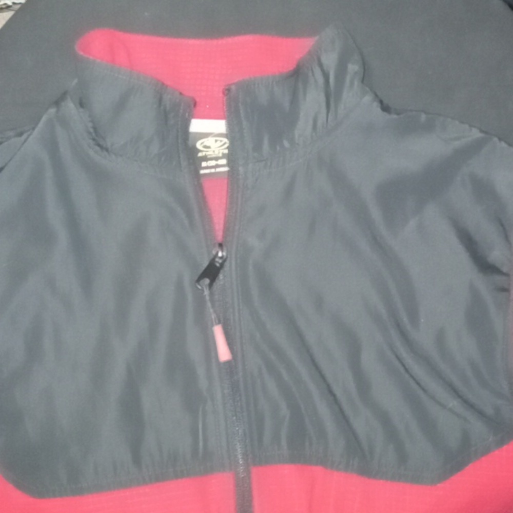 Mens medium athletic works zip up longsleeve
